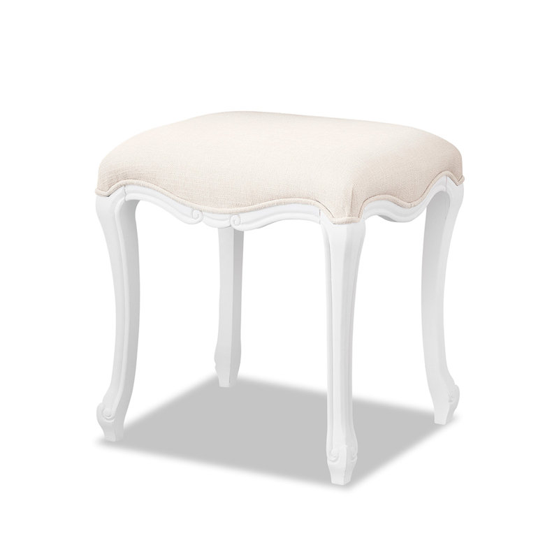 Fleur De Lis Living Lemaire Upholstered Dressing Table Stool & Reviews